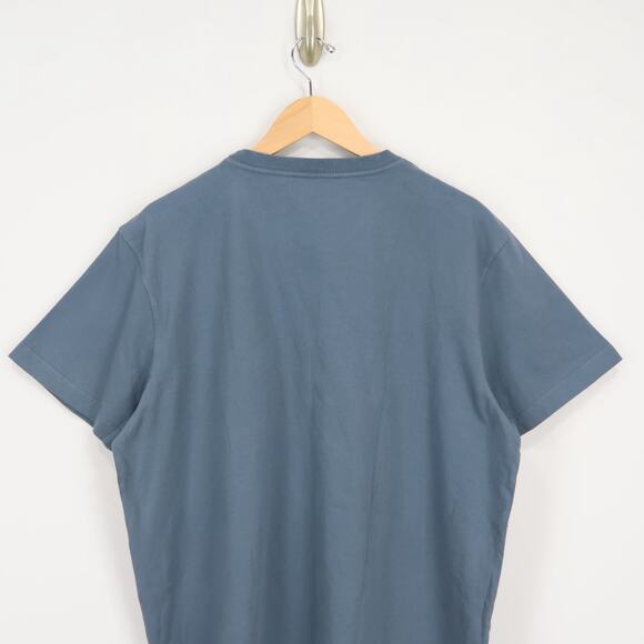 American Giant Men's Short Sleeve Pocket Tee Stormy Weather Blue Size XL NWOT - Picture 5 of 6